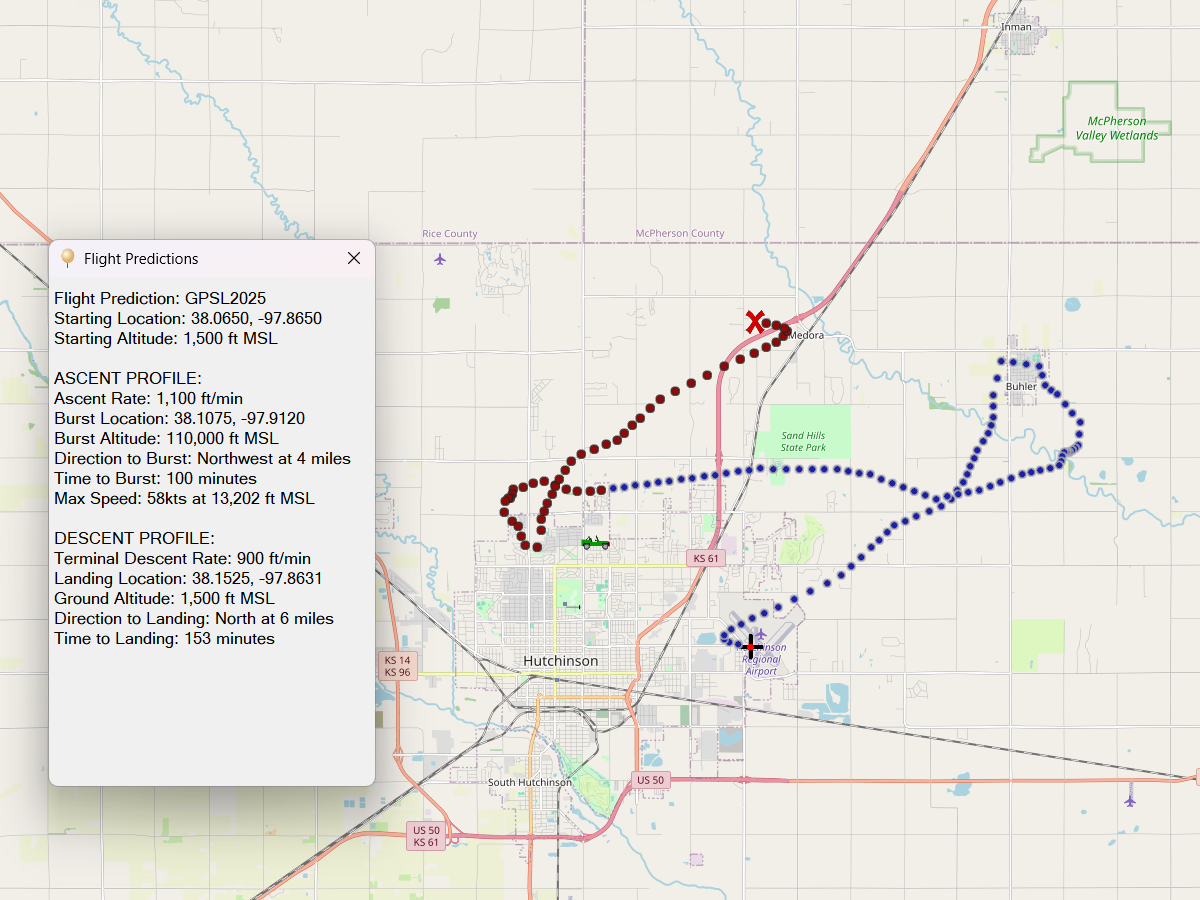 Flight predictions for today.