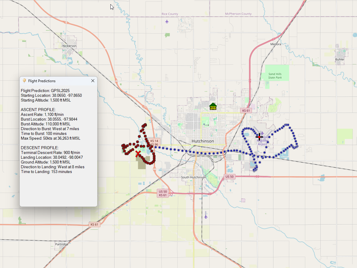 Flight predictions for today.